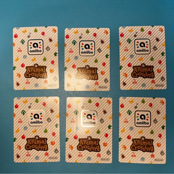 Nintendo Animal Crossing Amiibo Cards - New Lot 1 (6 cards) - Picture 2 of 3